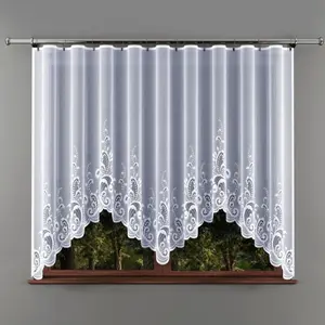 Žakarová záclona Donata G998/biela/300x150