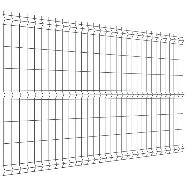 Plotový panel Ø3,1 mm, oko 80x200 mm, h:1530 š:2500 mm, pozink. + RAL 7016