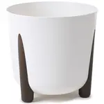 Okrúhly kvetináč FRIDA 260 biely
