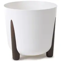 Okrúhly kvetináč FRIDA 260 biely