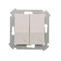 DW6/2L/11 Schodiskový konektor dvojitý biely