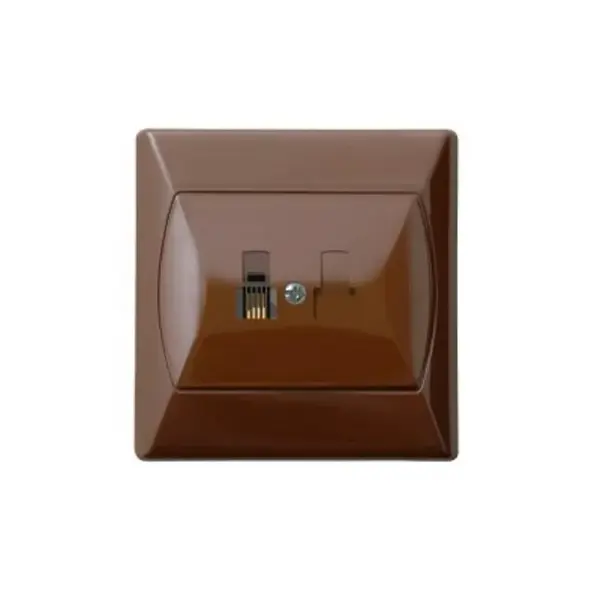 Telefónna zásuvka GPT-1A hnedá