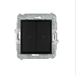 12MWP-8 Žalúziový vypínač čierny