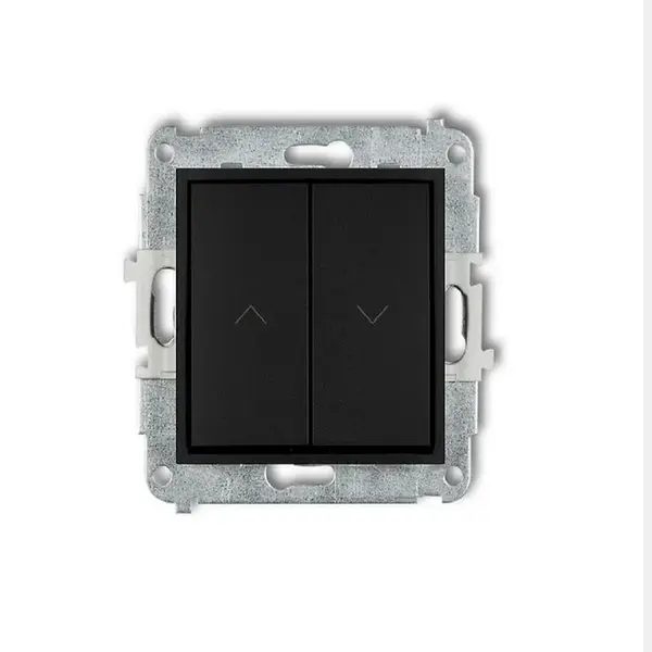 12MWP-8 Žalúziový vypínač čierny