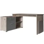 Písací stôl Como Korner dub wellington/grafiti 60
