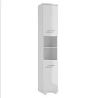 Vysoká skrinka do kúpeľne Bari C35 2D0S DSM biela