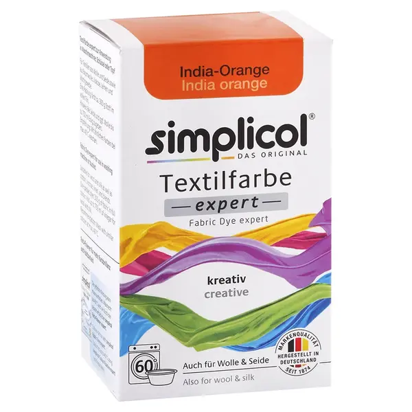 Simplicol barva na textil Indická oranžová 150g