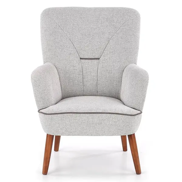 Křeslo Bishop světlo šedá