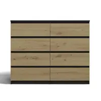 Komoda 120 cm 8S M8 Malwa antracit/artisan