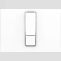 Tlačidlo Ineo Bright plast alpská biela 16.750.01