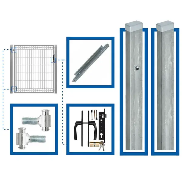 Zostava bránka 1 x 1,2 m WGFUR-T000369 ľavá
