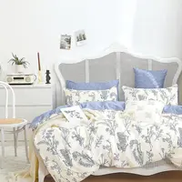 Bavlnená saténová posteľná bielizeň ALBS-M0034B 140x200