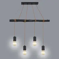 Luster 54030-4HA Čierna LW4