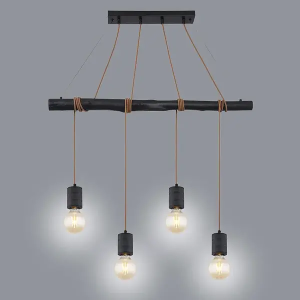 Luster 54030-4HA Čierna LW4