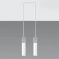 Závesná lampa Pennala 2 biela