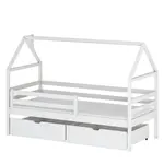 Posteľ Domček Aron 80x160 biela