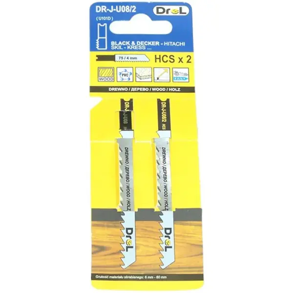 Pílový list pre vyrezávacie píly s úchytom typu ˝U˝