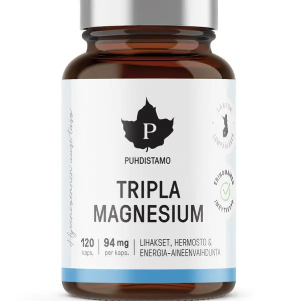 Puhdistamo Triple Magnesium 120 kapslí