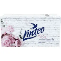 Linteo Papírové kapesníky 2vrstvé box 150 ks
