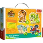 Trefl Moje první puzzle 4v1 Jurský svět: Roztomilí dinosauři