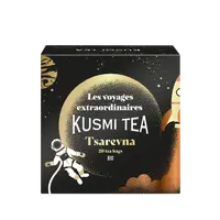 KUSMI TEA Porcovaný černý vánoční čaj Tsarevna Bio 20 sáčků