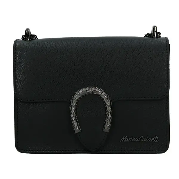 Dámská kožená crossbody kabelka Marina Galanti Arianne - černá