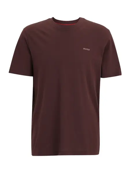 HUGO Tričko 'Dero'  gaštanová