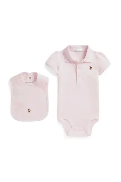 Bavlněné kojenecké body Polo Ralph Lauren 320981613001