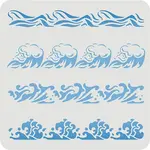 Large Plastic Reusable Drawing Painting Stencils Templates