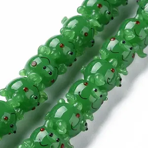 Handmade Bumpy Lampwork Beads Strands