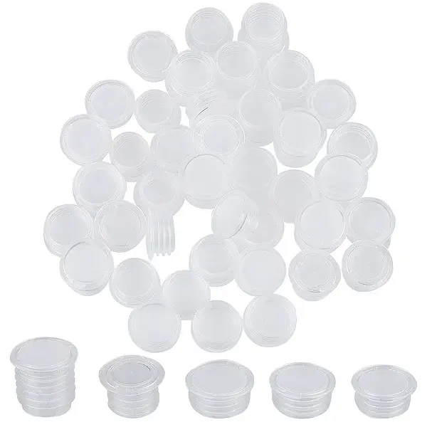 50Pcs 5 Styles Plastic Bottle Stoppers