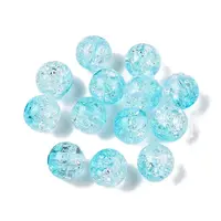 Transparent Crackle Acrylic Beads
