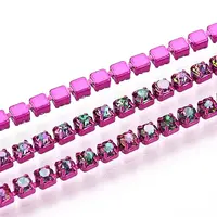 Iron Rhinestone Cup Chains