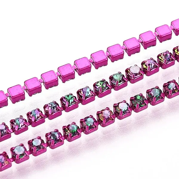 Iron Rhinestone Cup Chains