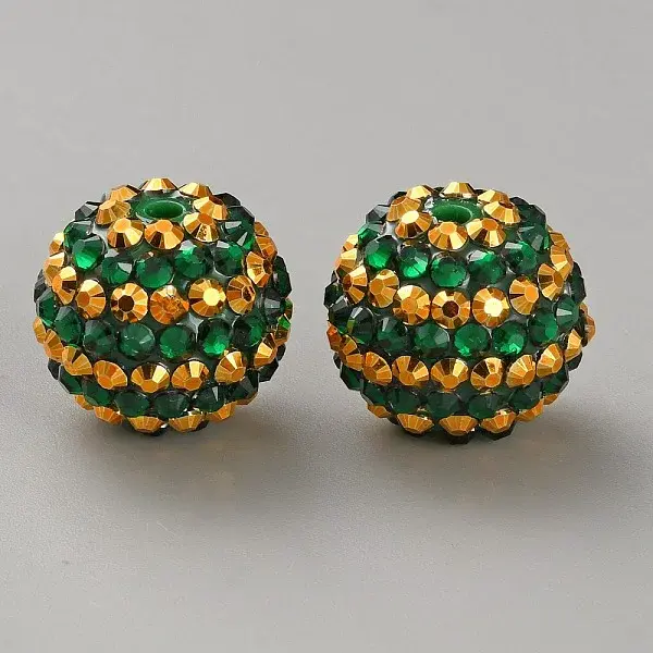 Resin Rhinestone Beads