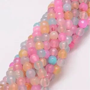 Natural Agate Bead Strands