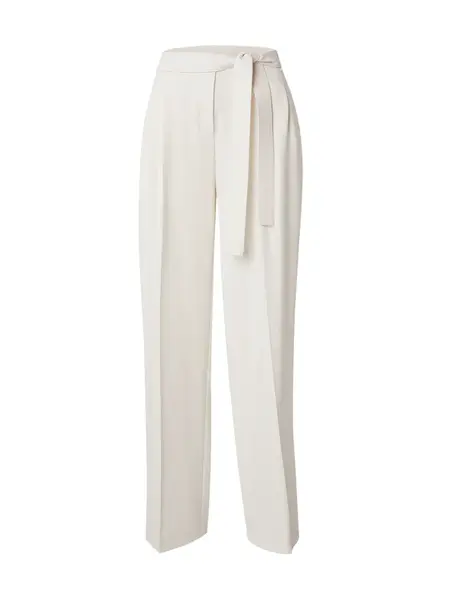 BOSS Plisované nohavice 'Tapiana'  biela