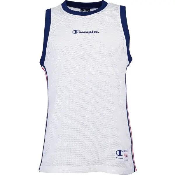 Champion DIVISION 1 TANK TOP Pánské tílko, bílá, velikost