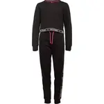 Lewro RIVIA Dívčí tepláková souprava, černá, velikost 116-122