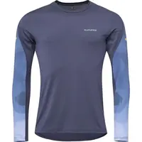 Klimatex BEKELE Pánské performance triko s dlouhým rukávem, tmavě modrá, velikost