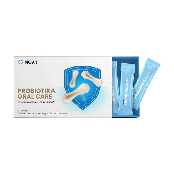 MOVIT ENERGY Probiotika oral care 20 sáčků