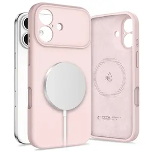 Tech-Protect Silicone MagSafe kryt na iPhone 17, ružový
