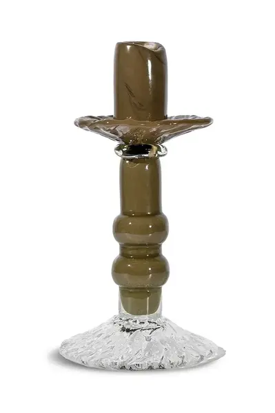 Dekorativní svícen Byon Lara 22 cm S hnědá barva