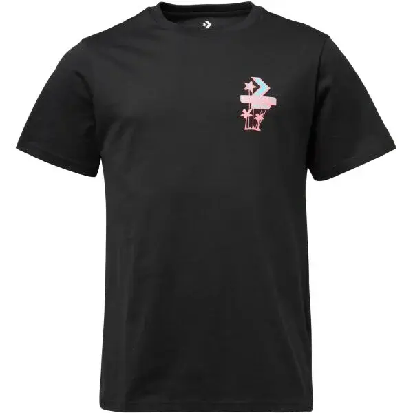 Converse MOTEL Pánské tričko, černá, velikost