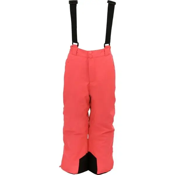 ALPINE PRO DORENO Dětské lyžařské kalhoty, růžová, velikost 152-158