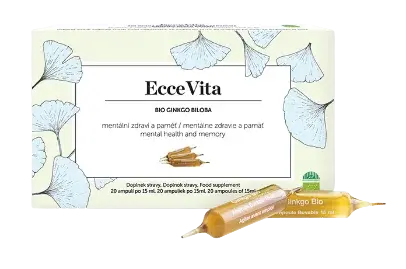 ECCE VITA Ginkgo biloba BIO 20 ampulí