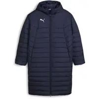 Puma TEAMFINAL BENCH JACKET Pánská zimní bunda, tmavě modrá, velikost