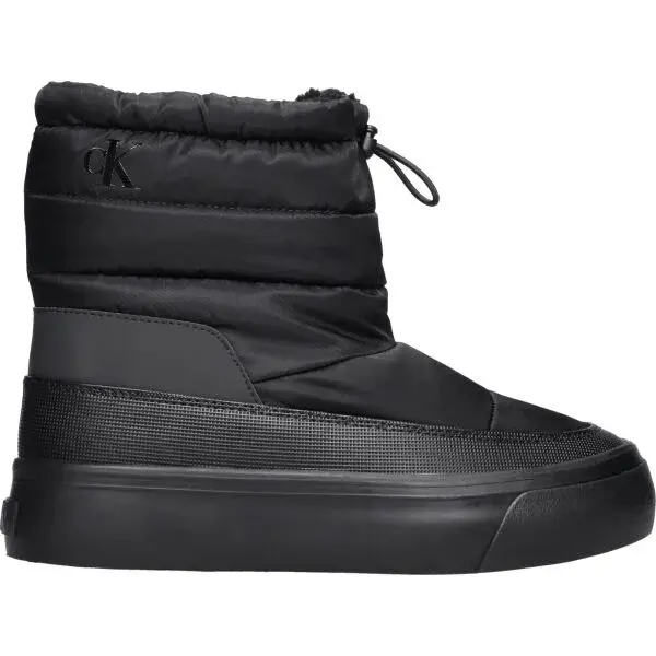 Calvin Klein VULC FLATF SNOWBOOT NYLON MIX MG Kotníková obuv, černá, velikost