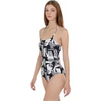 FUNDANGO LORIDA Dámské jednodílné plavky, černá, velikost