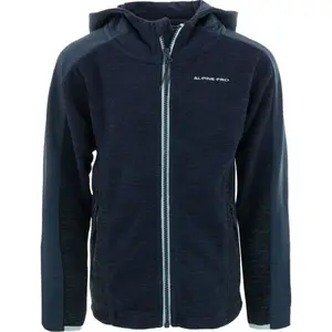 ALPINE PRO OKILO Dětská outdoorová mikina, modrá, velikost 152-158